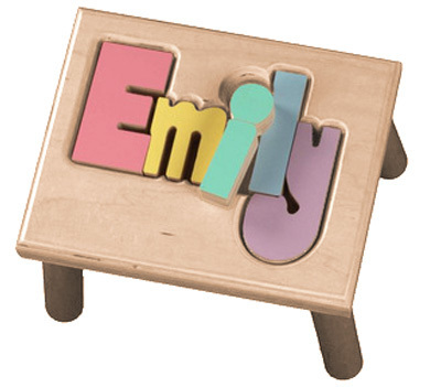 Maple Emily Puzzle Step Stool